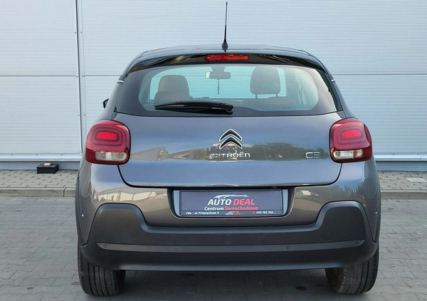 Citroen C3 cena 43700 przebieg: 35000, rok produkcji 2018 z Zagórów małe 781